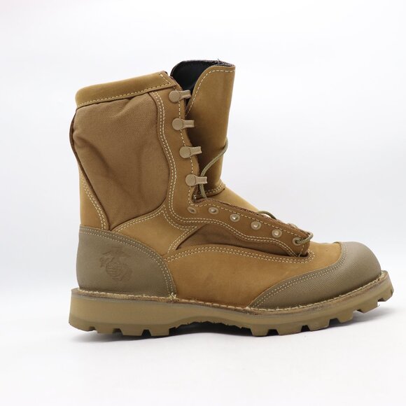 NWOB Bates USMC Combat Boots Men\'s Size 10.5 W Military Brown Leather E29502G